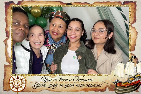 Sharon's leaving party photo booth photo 15