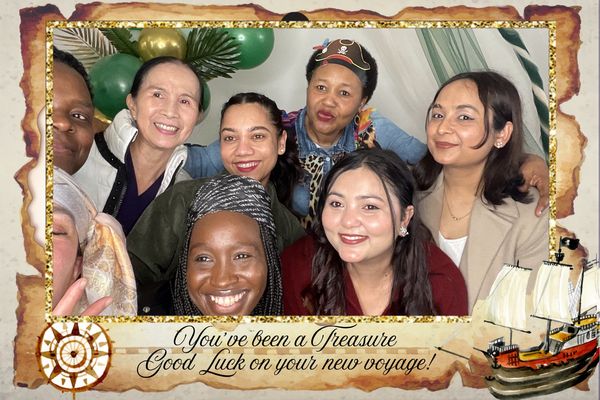 Sharon's leaving party photo booth photo 16