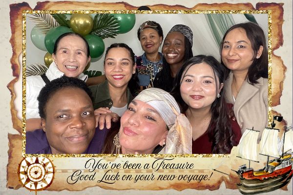 Sharon's leaving party photo booth photo 17