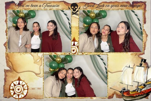 Sharon's leaving party photo booth photo 19
