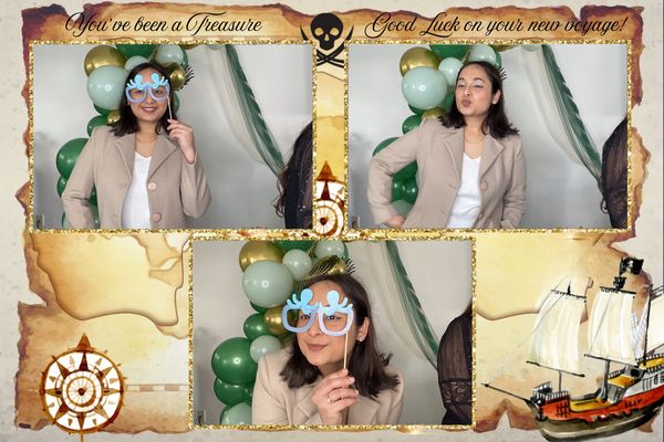 Sharon's leaving party photo booth photo 29