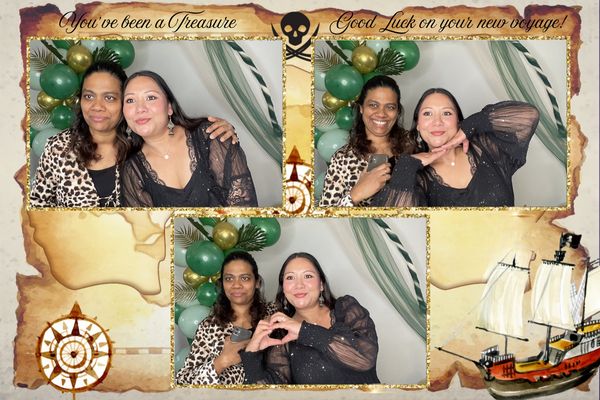 Sharon's leaving party photo booth photo 33