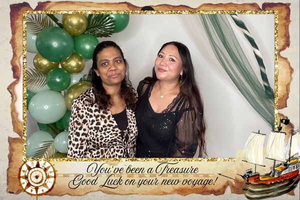 Sharon's leaving party photo booth photo 34