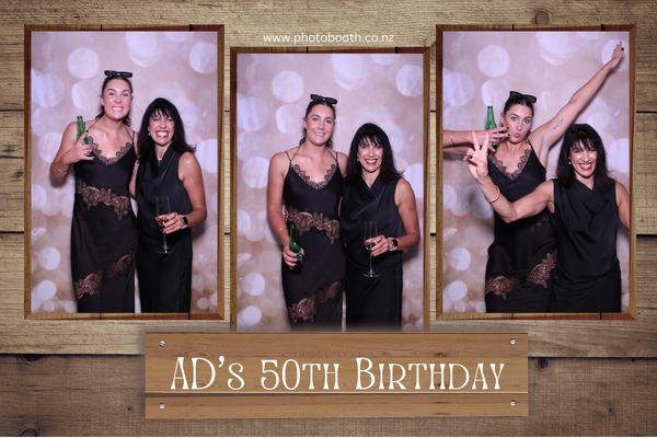 AD's 50th Birthday - Selfie Central photo booth 