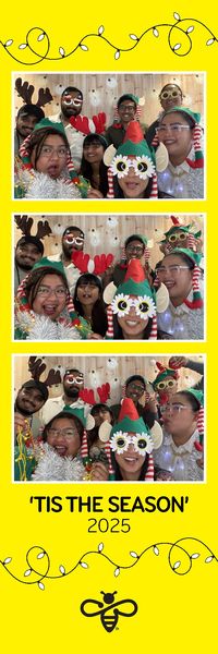 Mercury Christmas Party photo booth photo 27