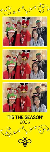 Mercury Christmas Party photo booth photo 52