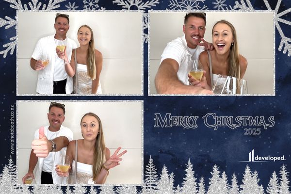Developed Christmas Event photo booth photo 2