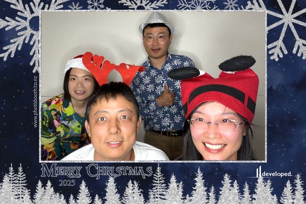 Developed Christmas Event photo booth photo 6