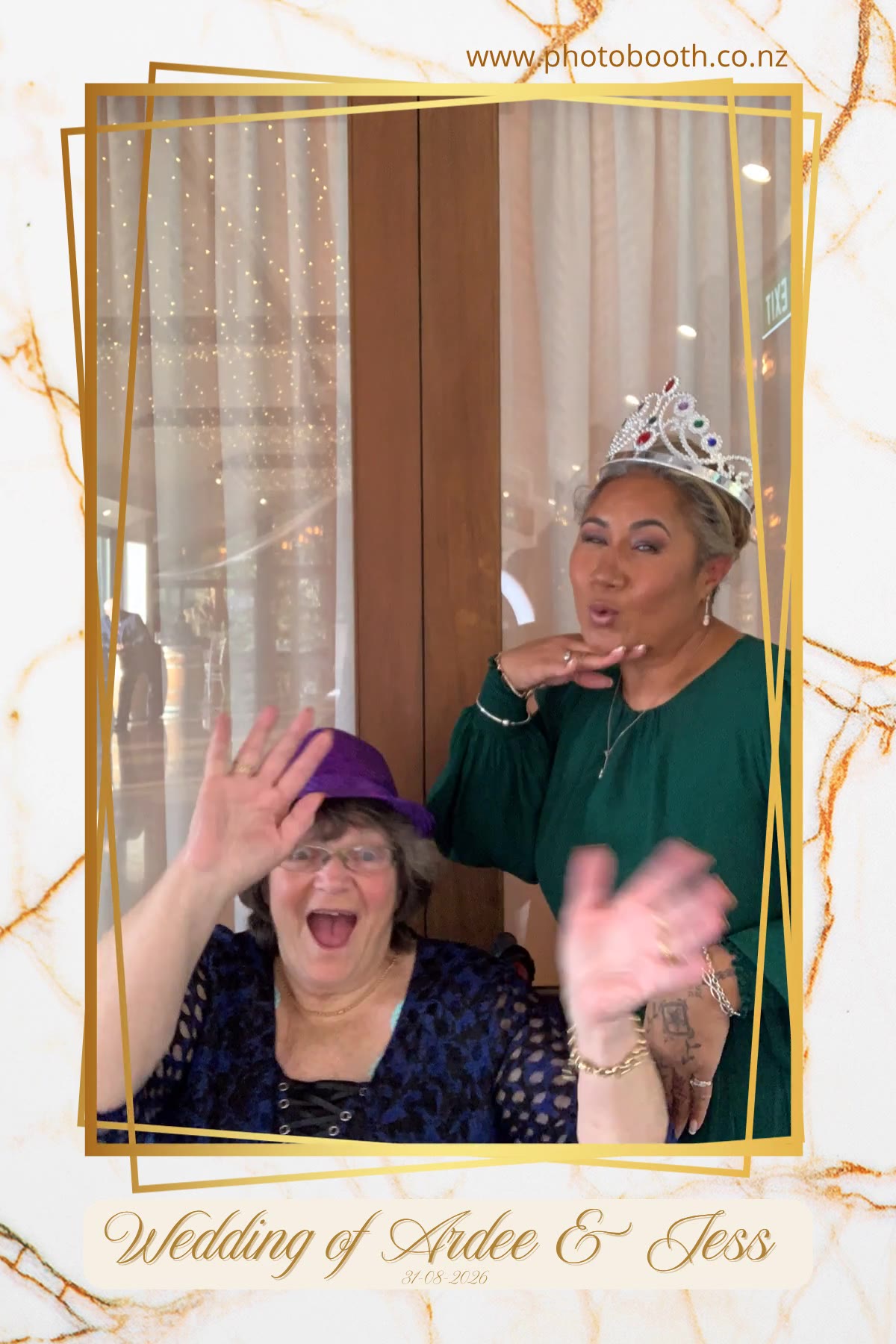 Jess and Ardee photo booth video 5