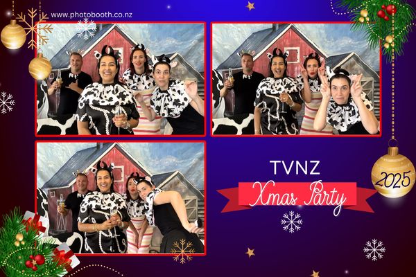 TVNZ Xmas Party - Selfie Central photo booth 