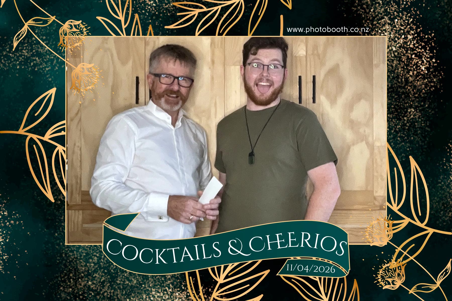 Cocktails and Cheerios photo booth video 1