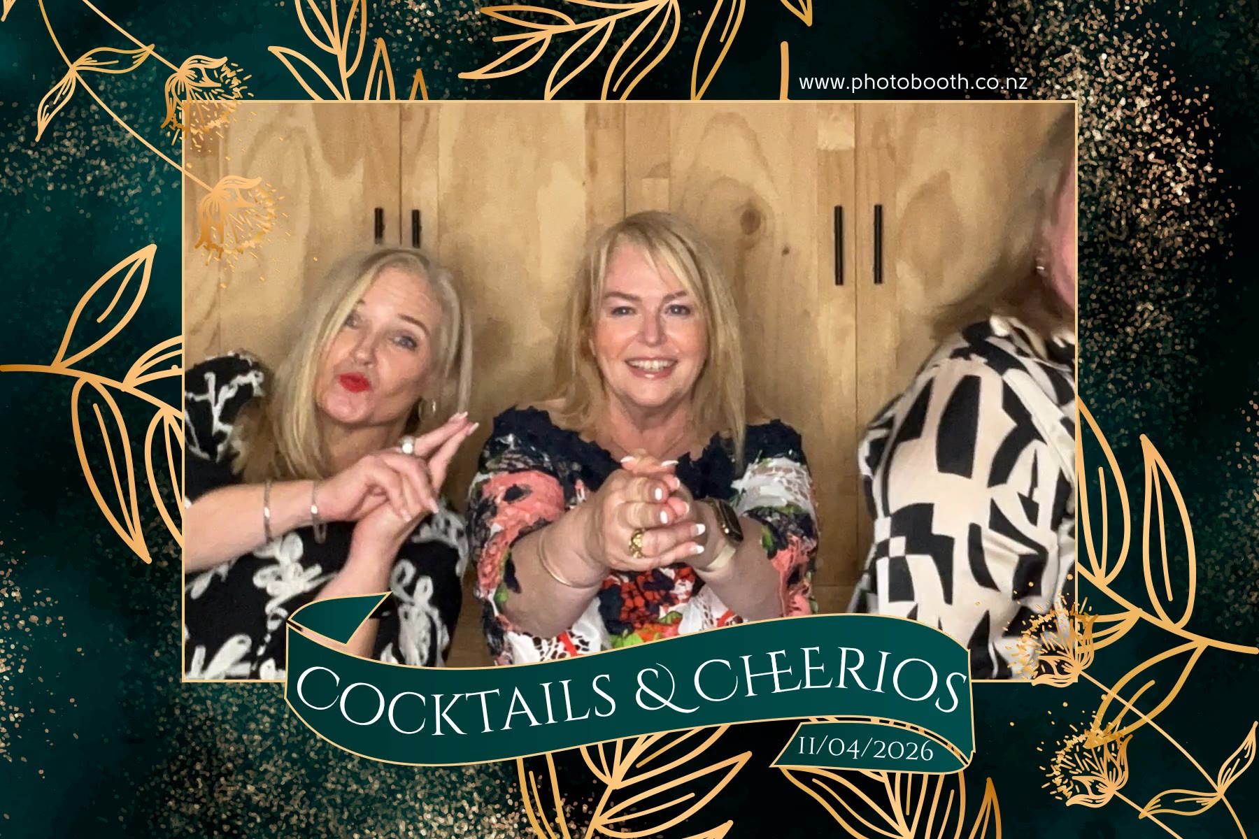 Cocktails and Cheerios photo booth video 3