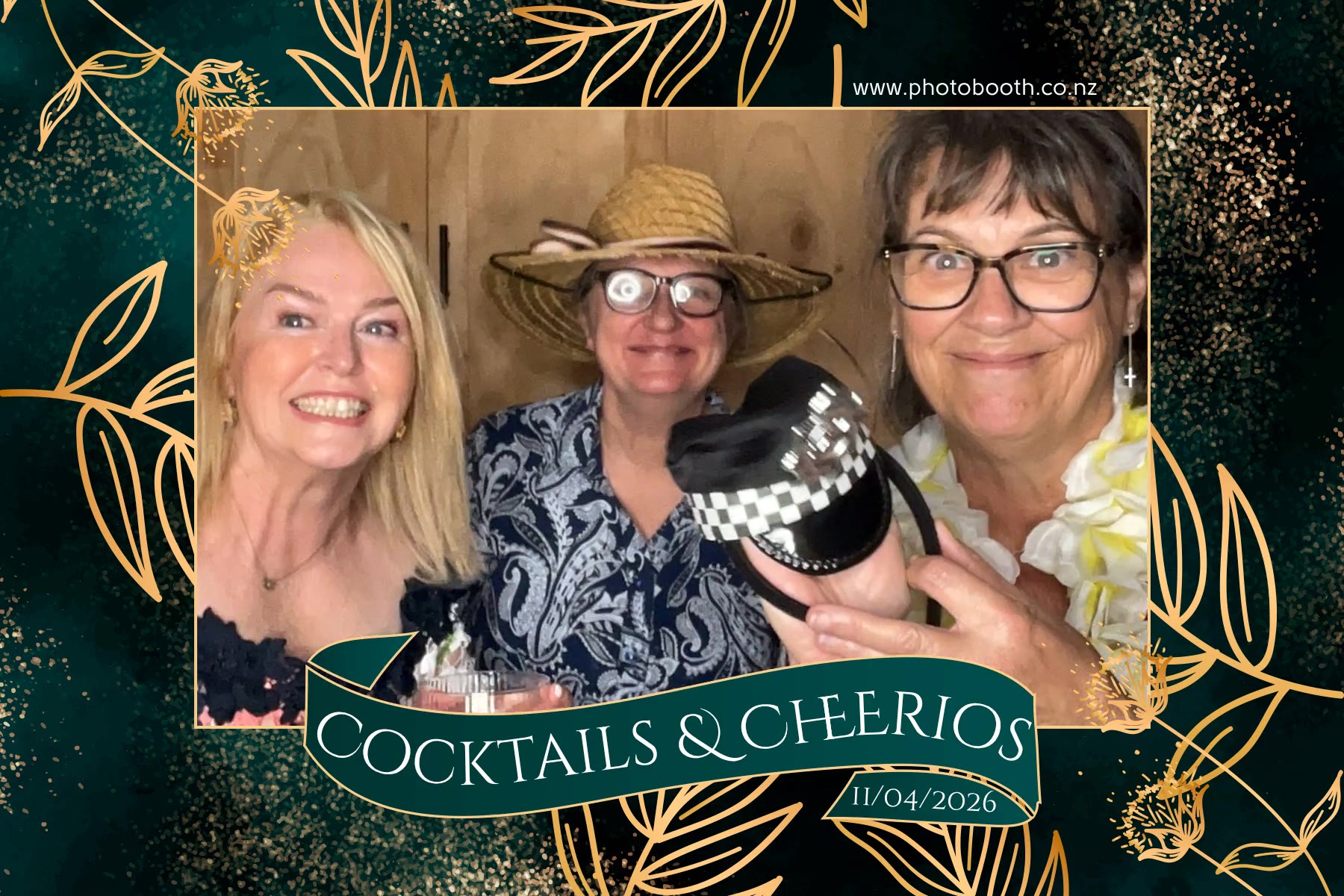 Cocktails and Cheerios photo booth video 6