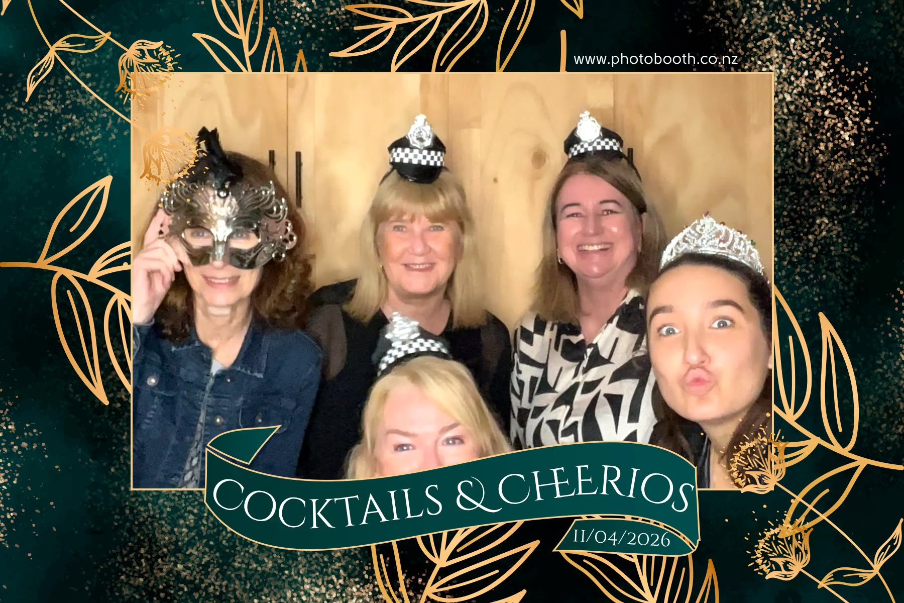 Cocktails and Cheerios photo booth video 11