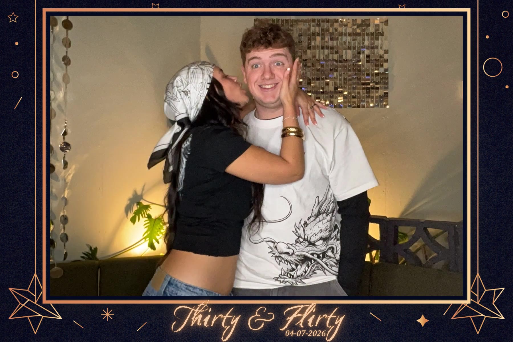Thirty and Flirty photo booth video 6