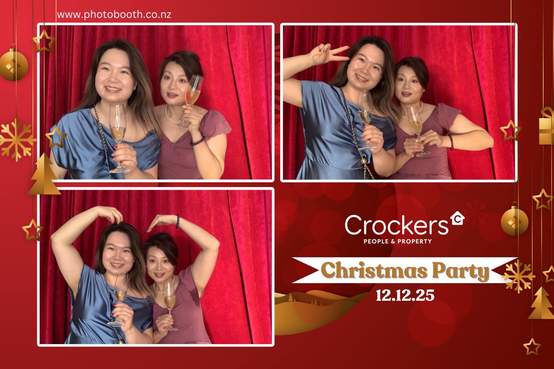 Crockers Christmas Party — Selfie Central photo booth