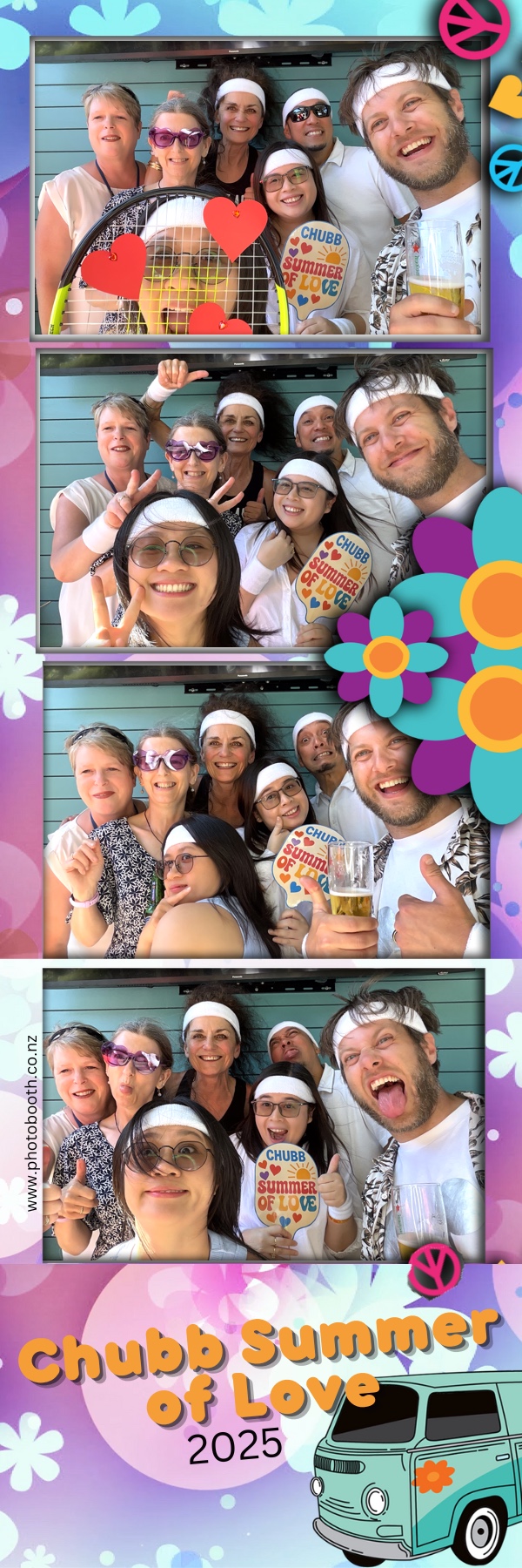Chubb Summer of Love — Selfie Central photo booth